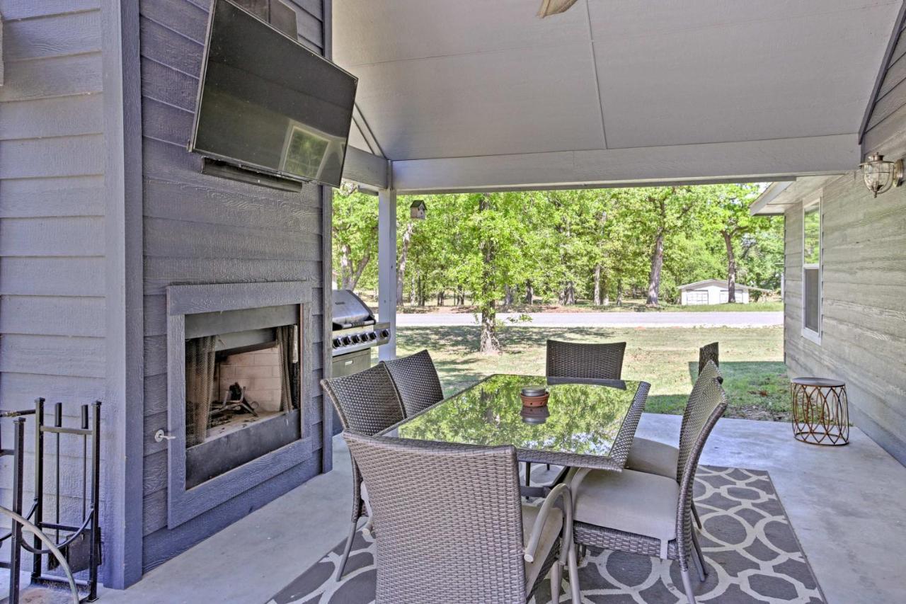 Modern Retreat With Gas Grill - Walk To Lake Texoma! Kingston Exterior foto